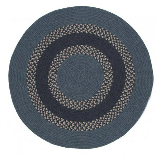 Colonial Mills Corsair Banded Round Area Rug 14X14 Navy 
